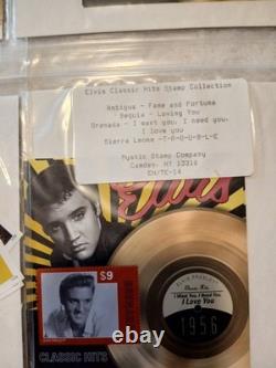 Elvis presley stamps rare. Vintage Lot Of 17 Graceland Becomes Elvis. MYSTIC STAMP