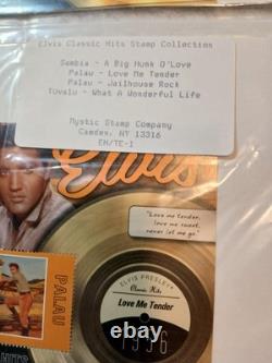 Elvis presley stamps rare. Vintage Lot Of 17 Graceland Becomes Elvis. MYSTIC STAMP