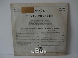 Elvis presleynoel avec elvisep7fr or. Rca area85249-1ére presse rare 1958