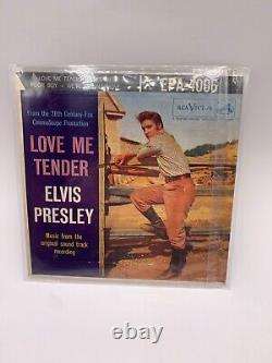 Extremely RARE Elvis 45 LOVE ME TENDER EPA-4006 DOGLESS LABEL COLLECTOR item