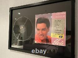 Extremely Rare Elvis Presley Hand Signed Album With Vinyl & COA 50 x 70cm Frame