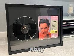 Extremely Rare Elvis Presley Hand Signed Album With Vinyl & COA 50 x 70cm Frame