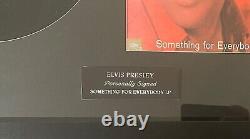 Extremely Rare Elvis Presley Hand Signed Album With Vinyl & COA 50 x 70cm Frame