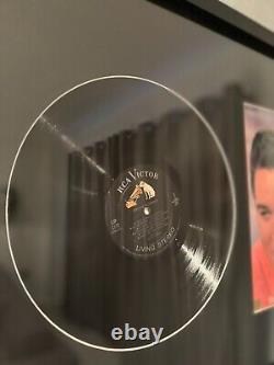 Extremely Rare Elvis Presley Hand Signed Album With Vinyl & COA 50 x 70cm Frame