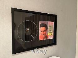 Extremely Rare Elvis Presley Hand Signed Album With Vinyl & COA 50 x 70cm Frame