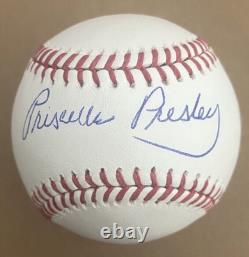 Extremely Rare Priscilla Presley Signed Omlb 1/1 Elvis Presley Psa/dna