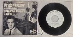 Extremely rare! Promo! ELVIS PRESLEY / How Great Thou Art / So High/ Vinyl EP