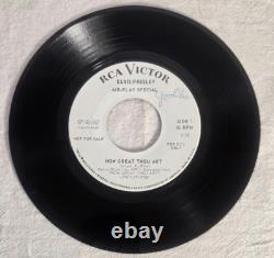 Extremely rare! Promo! ELVIS PRESLEY / How Great Thou Art / So High/ Vinyl EP
