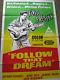 Follow That Dream Original Elvis Presley -rare One Sheet Poster