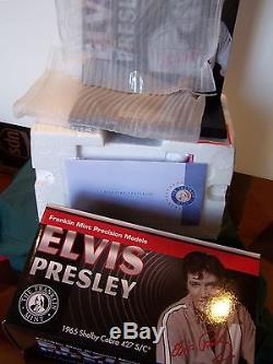 Franklin Mint Brand New Elvis Presley's 1965 Shelby Cobra 427 S/c B11g448 Rare