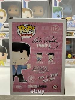Funko POP! ROCKS Elvis Presley 1950's Elvis #02 RARE JJL 110104 2011 Funko Pop