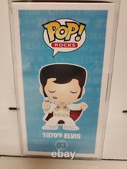 Funko Pop! Rocks 1970's Elvis #03 In Protective Case