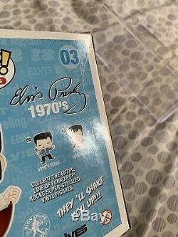 Funko Pop! Rocks 1970's Elvis Presley #03 Vinyl Figure Retired Rare