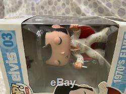 Funko Pop! Rocks 1970's Elvis Presley #03 Vinyl Figure Retired Rare