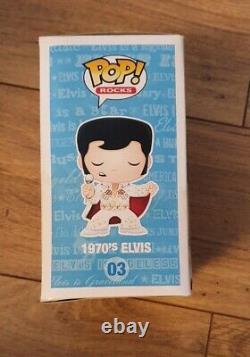 Funko Pop Rocks Elvis 1970s #03 Vaulted Rare 2011 First Release NIB WithP Grail