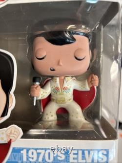 Funko Pop! Rocks Vinyl Elvis Presley RARE! 1970's Elvis Figure #03