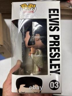 Funko Pop! Rocks Vinyl Elvis Presley RARE! 1970's Elvis Figure #03