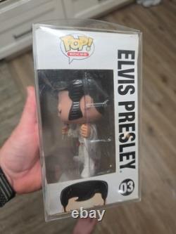 Funko Pop! Rocks Vinyl Elvis Presley RARE! 1970's Elvis Figure #03 With Case