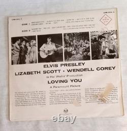 German LP Elvis Presley Loving You RCA LPM-1515-C import record rare hifi