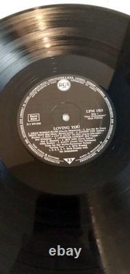 German LP Elvis Presley Loving You RCA LPM-1515-C import record rare hifi German LP Elvis Presley Loving You RCA LPM-1515-C import record rare hifi