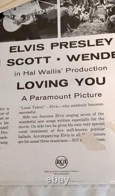 German LP Elvis Presley Loving You RCA LPM-1515-C import record rare hifi