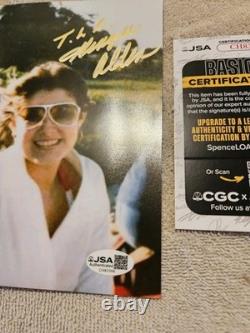 Ginger Alden Auto 8x10 Photo Elvis Presley Rare withJSA COA