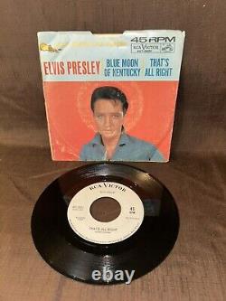 Grail X5! Super Rare! Elvis Presley 45 Gold Standard Promos