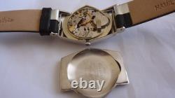 HAMILTON VENTURA 14K WHITE GOLD ELVIS PRESLEY MODEL cal. 500A museums ULTRA RARE