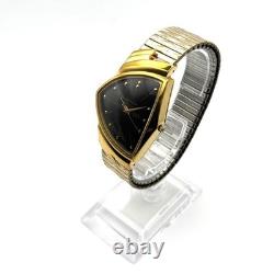 Hamilton Ventura 6108 Watch Elvis Presley Vintage Quartz Gold Rare Edition