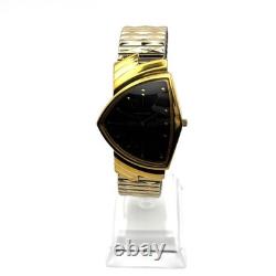 Hamilton Ventura 6108 Watch Elvis Presley Vintage Quartz Gold Rare Edition