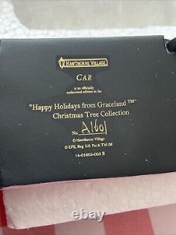 Hawthorne Village Elvis Presley Rare Happy Holidays from Graceland Gate Cadilac