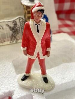 Hawthorne Village Elvis Presley Rare Happy Holidays from Graceland Gate Cadilac