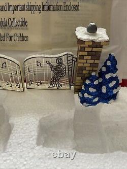 Hawthorne Village Elvis Presley Rare Happy Holidays from Graceland Gate Cadilac