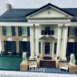 Hawthorne Village Graceland Elvis Presley Home Miniature 2002 Mansion Model Rare