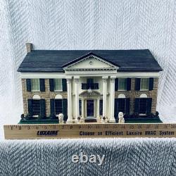 Hawthorne Village Graceland Elvis Presley Home Miniature 2002 Mansion Model Rare