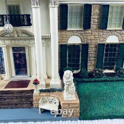 Hawthorne Village Graceland Elvis Presley Home Miniature 2002 Mansion Model Rare