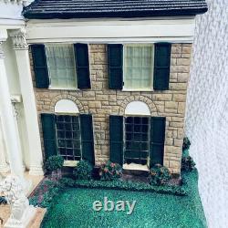 Hawthorne Village Graceland Elvis Presley Home Miniature 2002 Mansion Model Rare