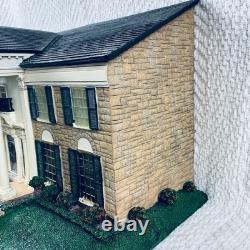 Hawthorne Village Graceland Elvis Presley Home Miniature 2002 Mansion Model Rare