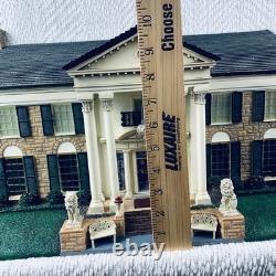 Hawthorne Village Graceland Elvis Presley Home Miniature 2002 Mansion Model Rare