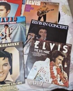 Huge LOT Of 30 Elvis Presley Vinyl Record Albums 30 Total Vintage Music RARE