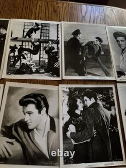 Huge Lot Elvis Presley Jailhouse Rock 1957 Rare Original 8x10 Photo Promo