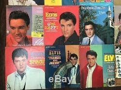 Huge Lot of 13 Vintage Elvis Presley Vinyl RARE RECORDS Collection