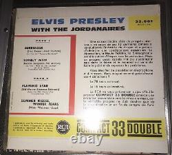 Hyper Rare Elvis presley Compact 33 Label Rouge Ref33.001 Vg++lire