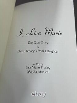 I, Lisa Marie The True Story of Elvis Presley's Real Daughter 1998 Hardback RARE