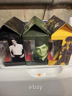 JUMBO ELVIS PRESLEY THE KING Mug Plate & Ornament Collection Set of 3 RARE