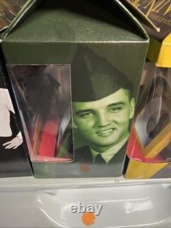 JUMBO ELVIS PRESLEY THE KING Mug Plate & Ornament Collection Set of 3 RARE