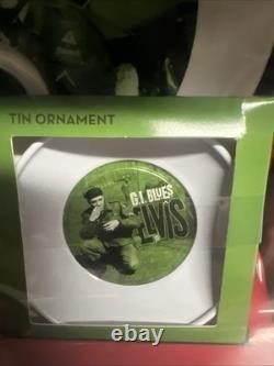 JUMBO ELVIS PRESLEY THE KING Mug Plate & Ornament Collection Set of 3 RARE
