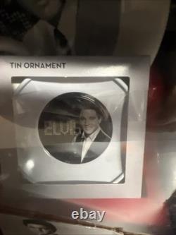 JUMBO ELVIS PRESLEY THE KING Mug Plate & Ornament Collection Set of 3 RARE