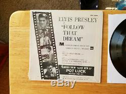JUST OPENED RARE MINT ORANGE LABEL Elvis Presley FOLLOW THAT DREAM EPA-4368