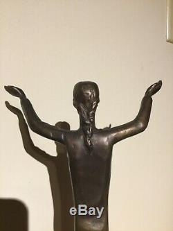 John McIntire Graceland Christ Bronze Statue Gift to Elvis Presley 1965 Rare